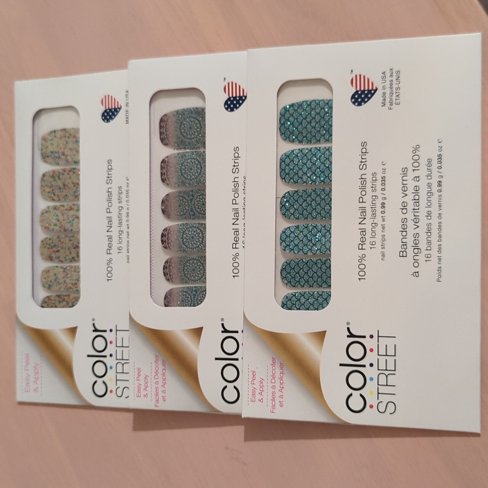 Color Street Set of 3 Polish Strips